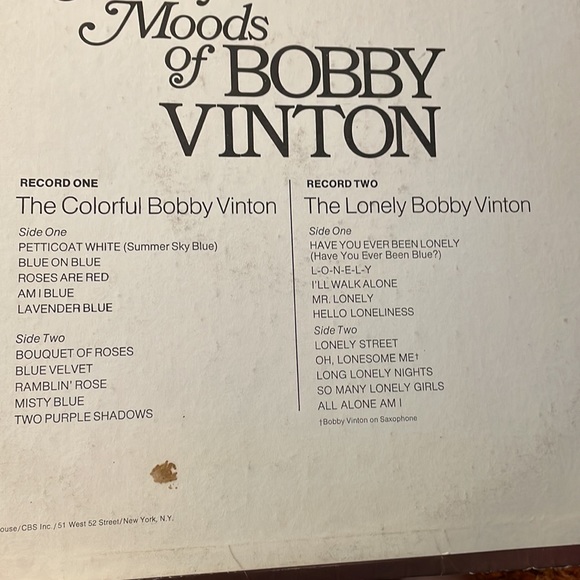 Vintage Bobby Vinton Vinyl Records - Picture 3 of 3